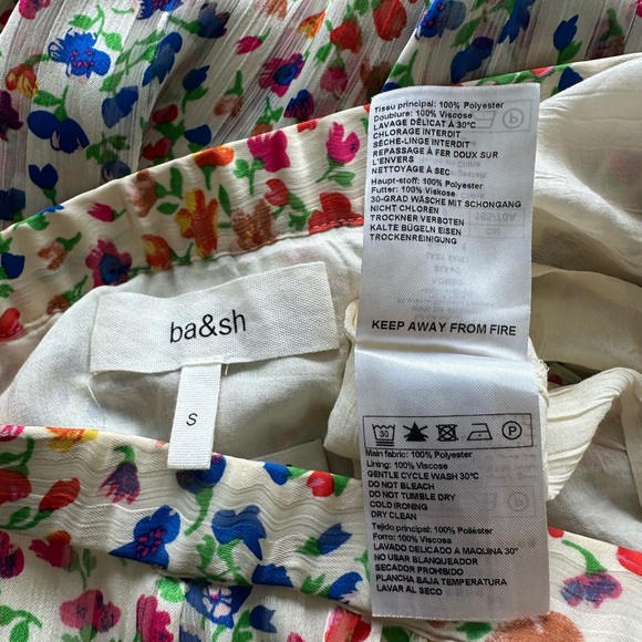 Ba&sh Romeo Blanc Floral Skirt - Picture 11 of 16